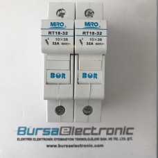 RT18-32 32A 10X38 2P SİGORTA YUVASI