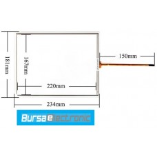 Siemens SIMATIC Panel Touch KTP1000 HMI Membran Tuş Takımı